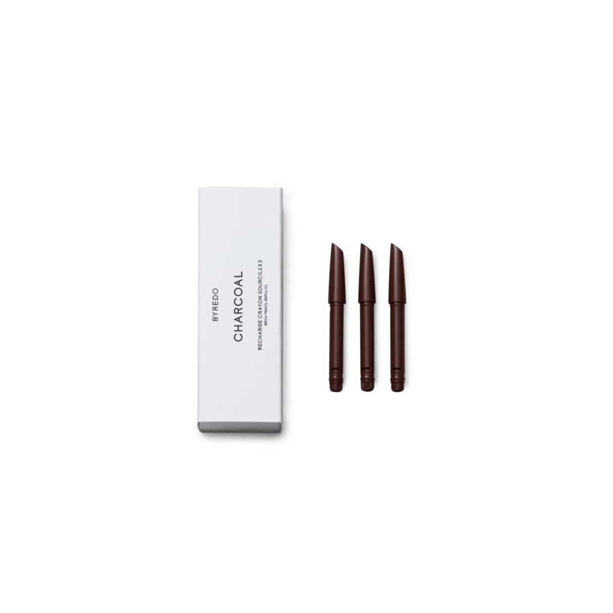 3 Refills Set All-In-One Brow Pencil Charcoal