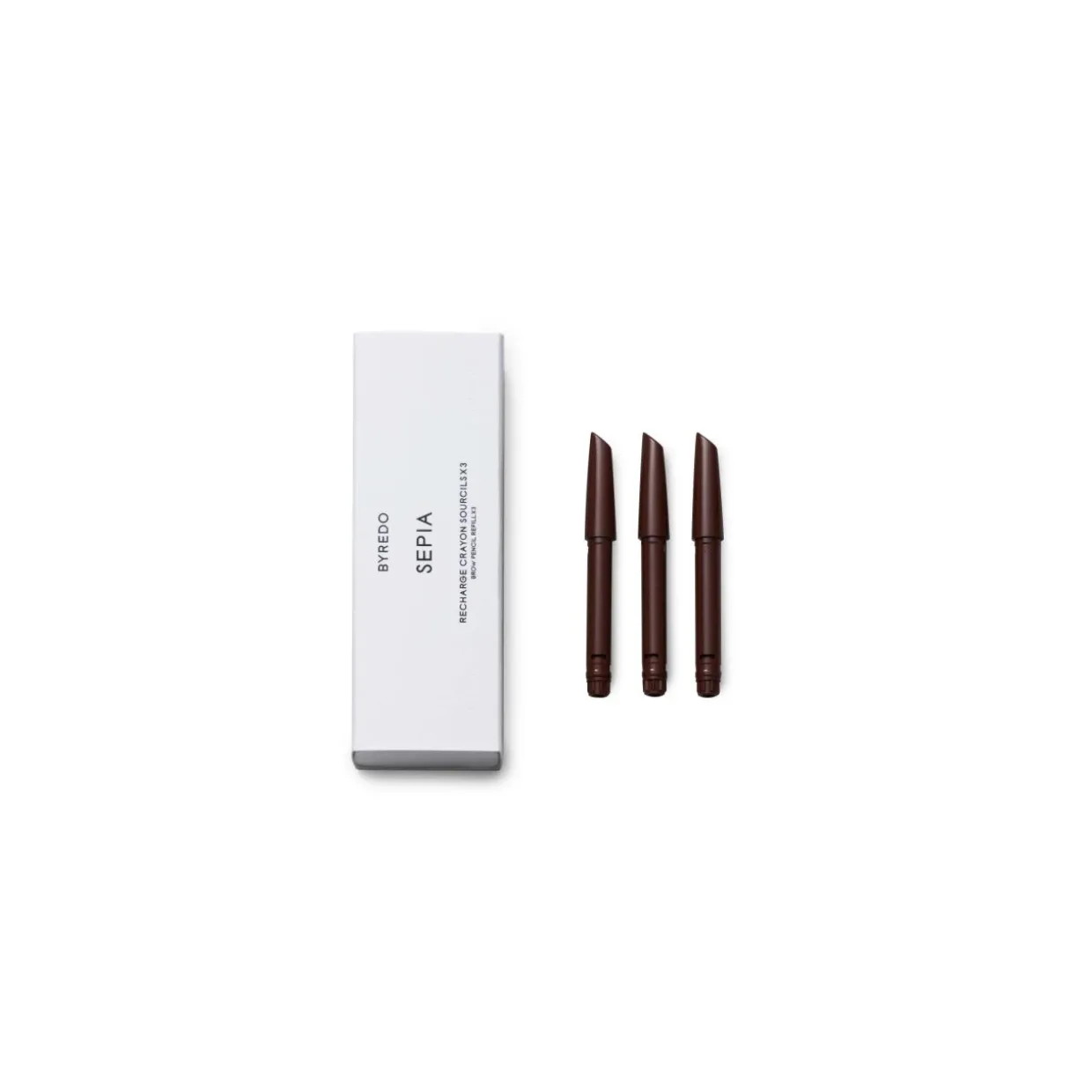3 Refills Set All-In-One Brow Pencil Sepia