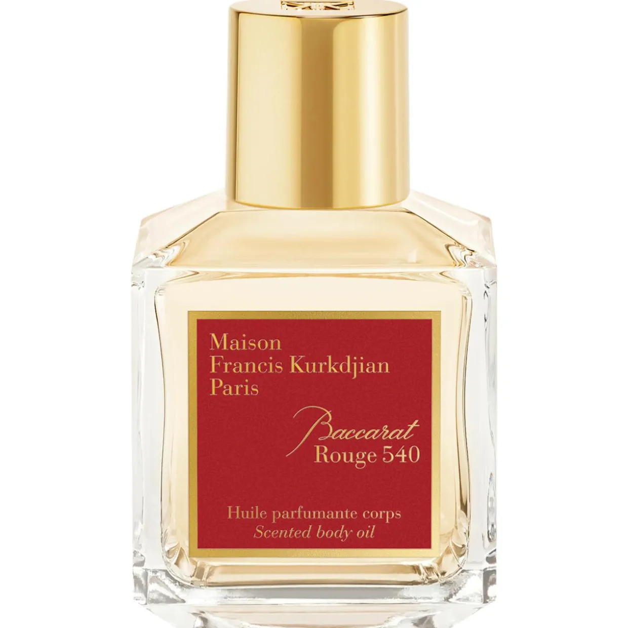 Baccarat Rouge 540 Scented body oil