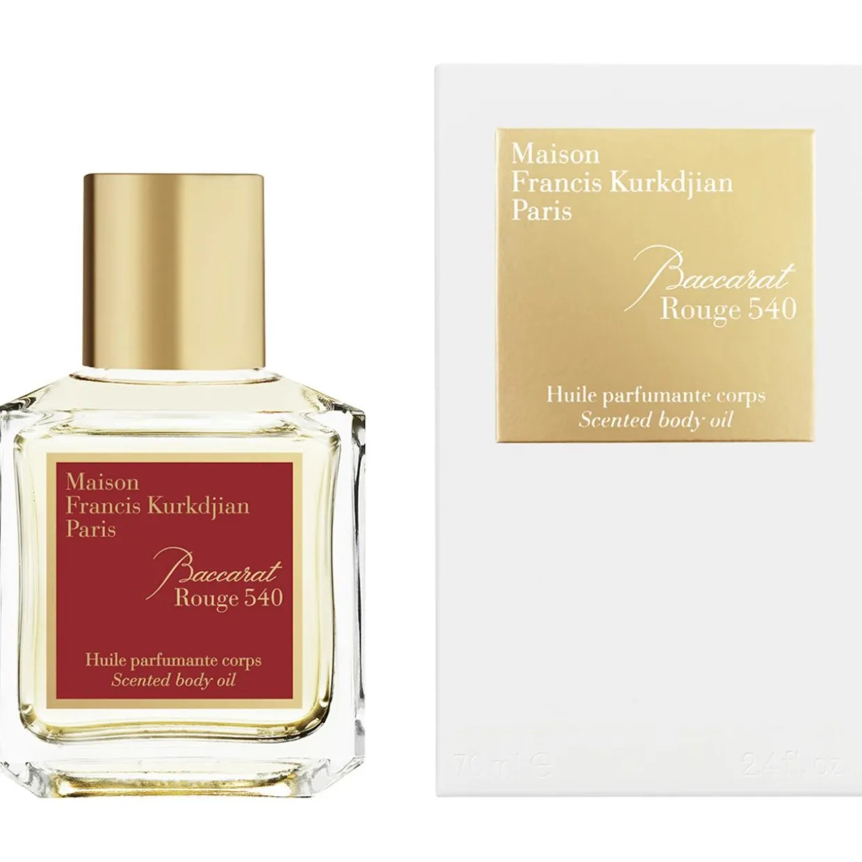Baccarat Rouge 540 Scented body oil