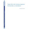 Bleistift blau, Kant
