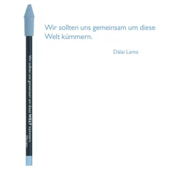 Bleistift blau Welt