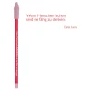 Bleistift rot Lachen