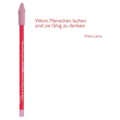 Bleistift rot Lachen