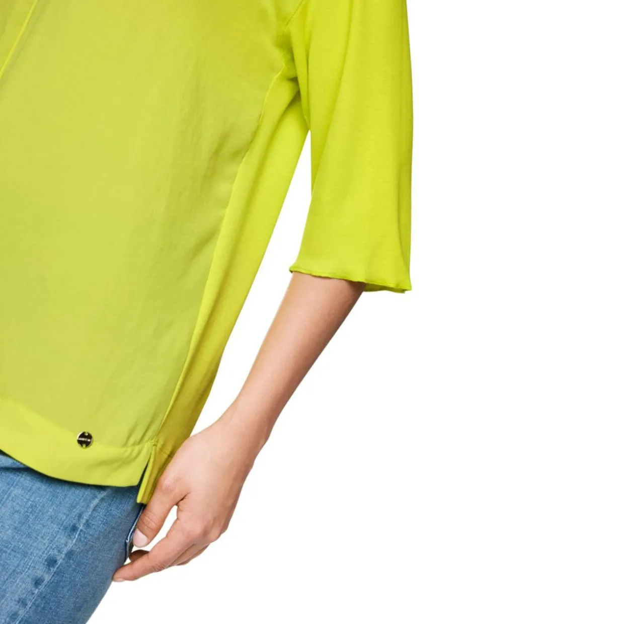 Blusenshirt mit v-neck