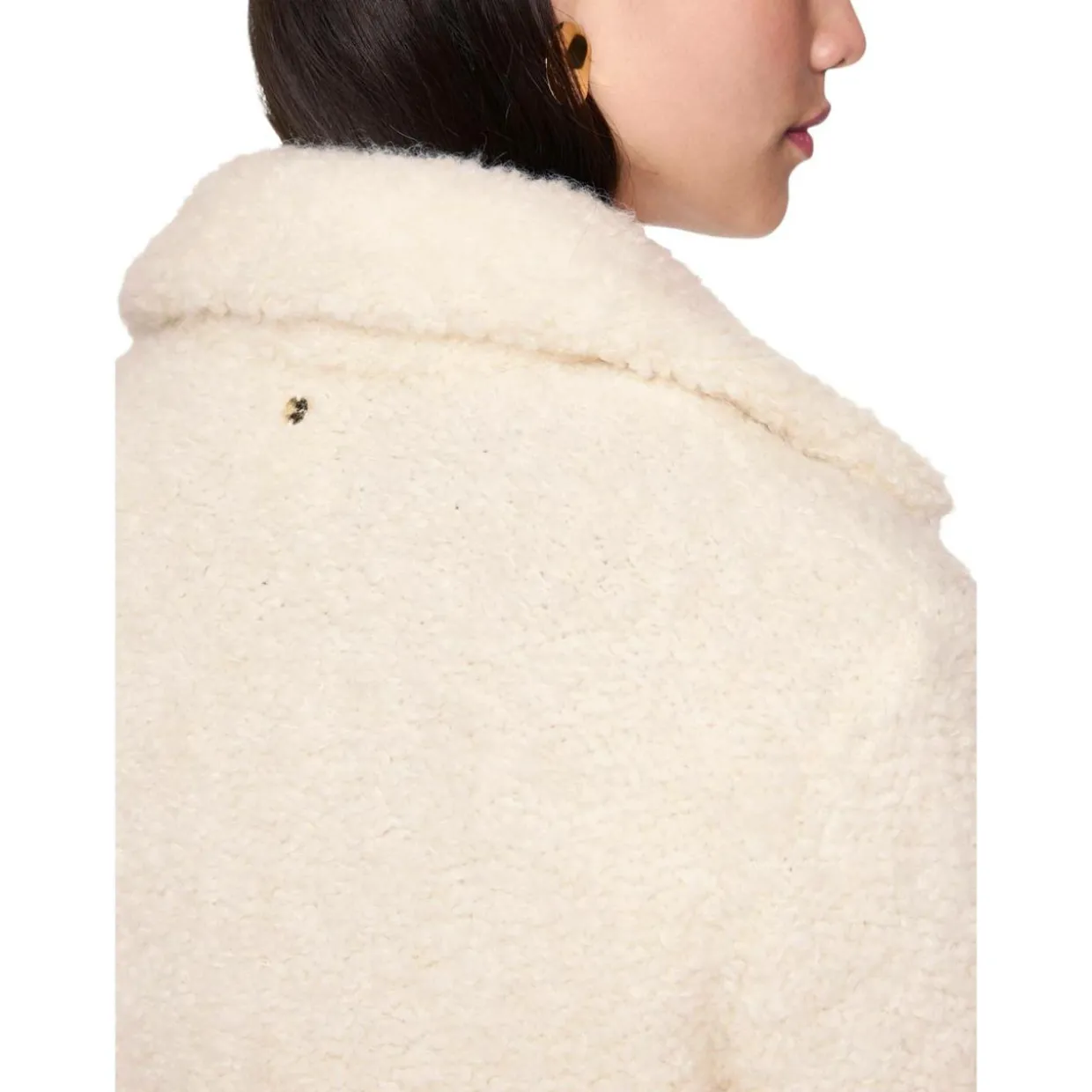 Bouclé-Kurzmantel