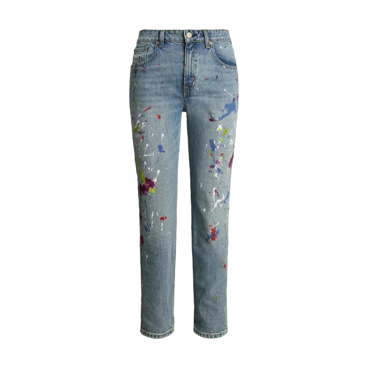 Boyfriend-Tapered-Fit Jeans
