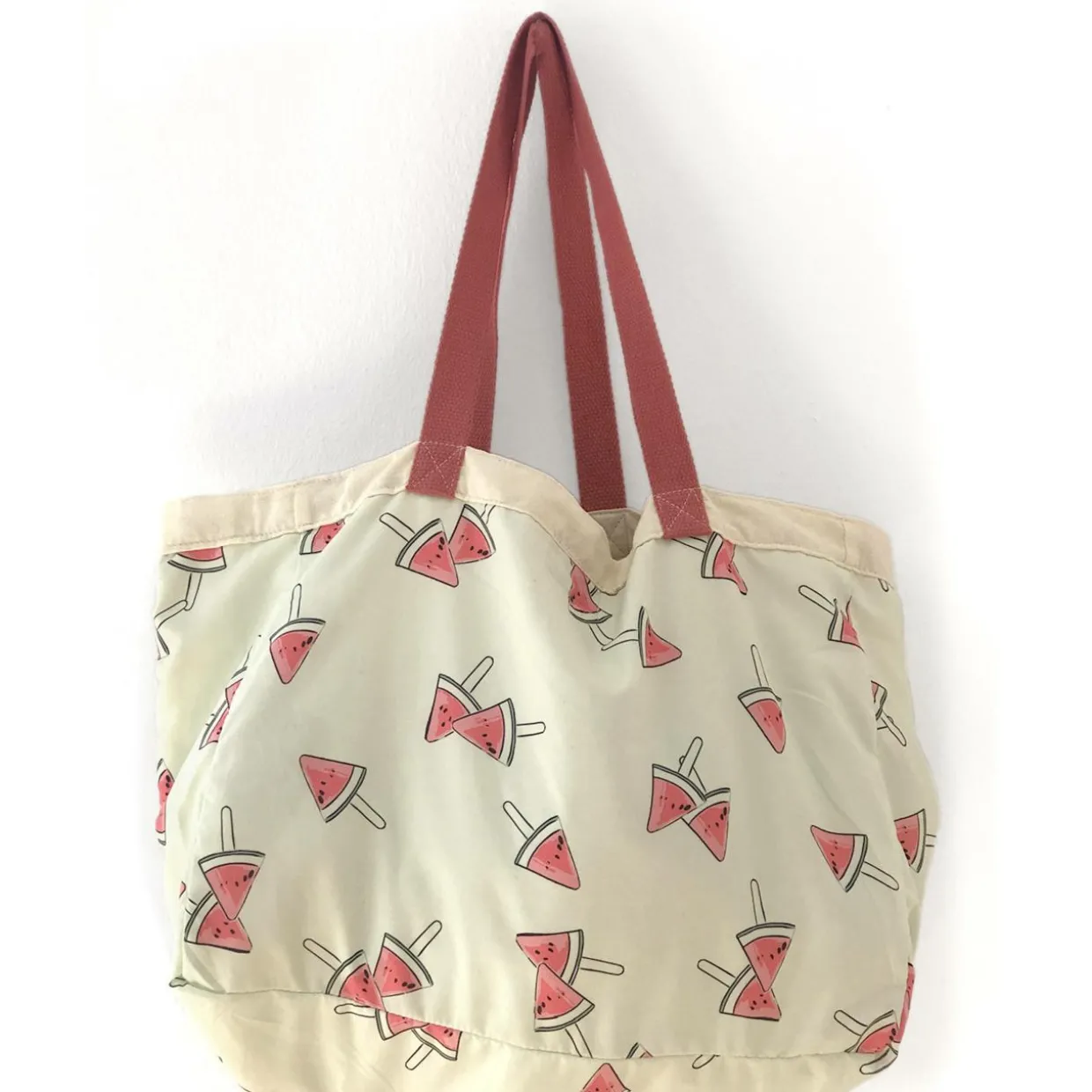 Canvas Shopper "Watermelon"