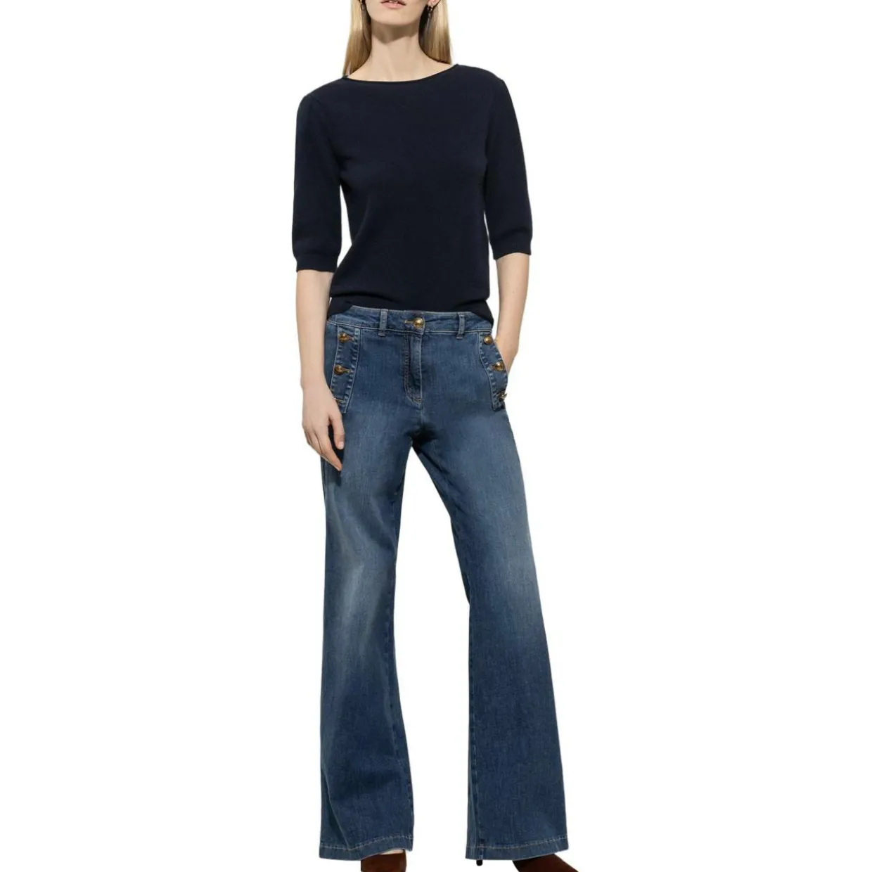Cashmere blend pullover