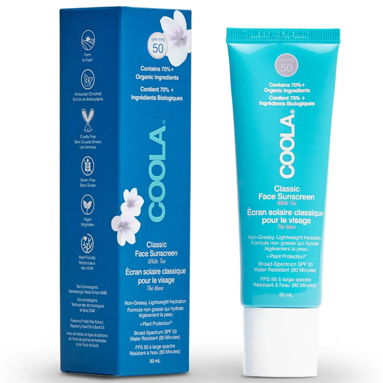Classic SPF 50 Face Lotion White Tea