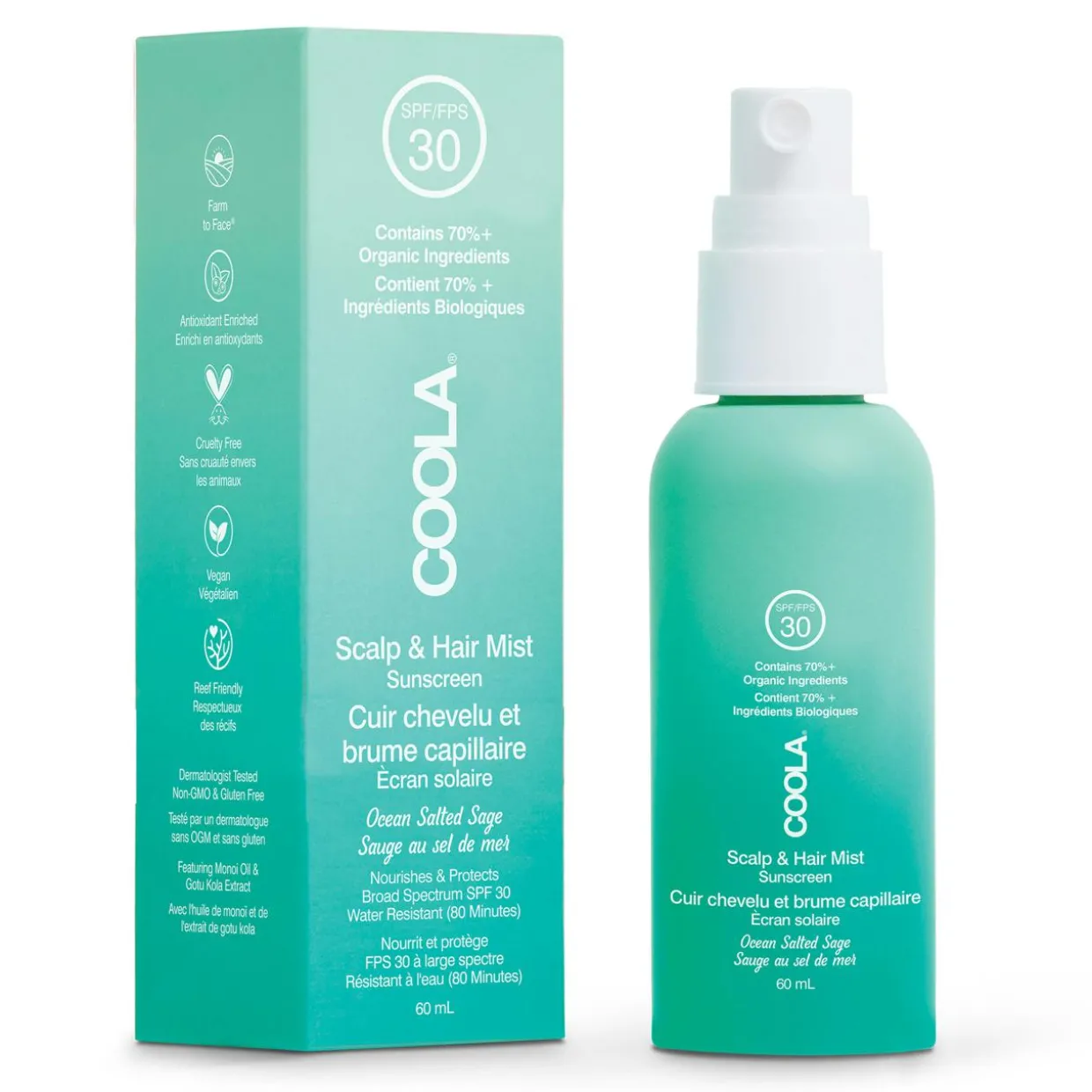 Classic SPF 30 Organic Scalp & Hair Mist