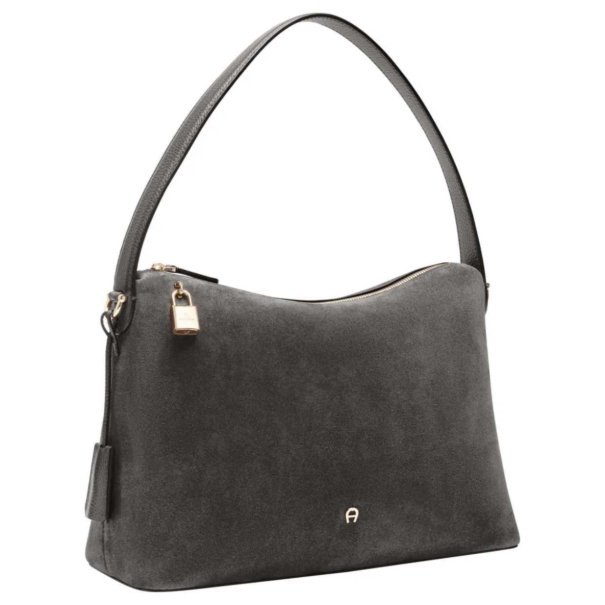 Delia Suede Beuteltasche M