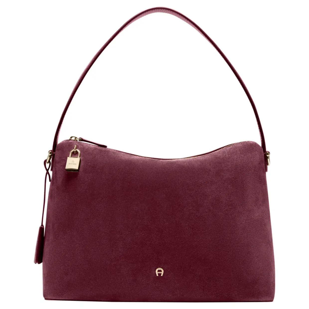 Delia Suede Beuteltasche M