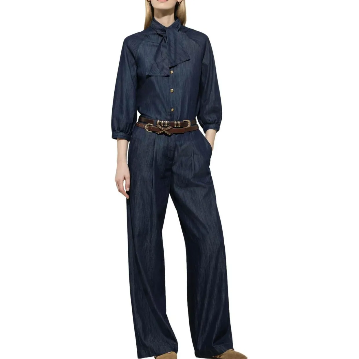 Denim Bluse