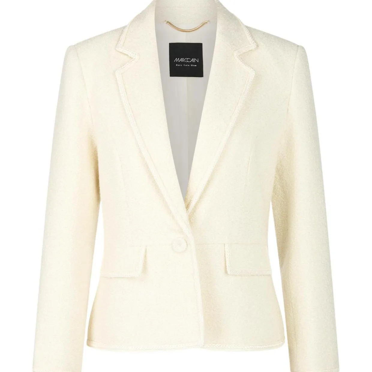 Eleganter bouclé-blazer