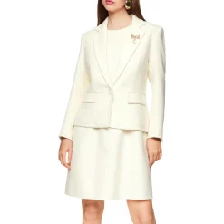 Eleganter bouclé-blazer