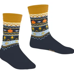 Falke pumpkin fair isle kinder