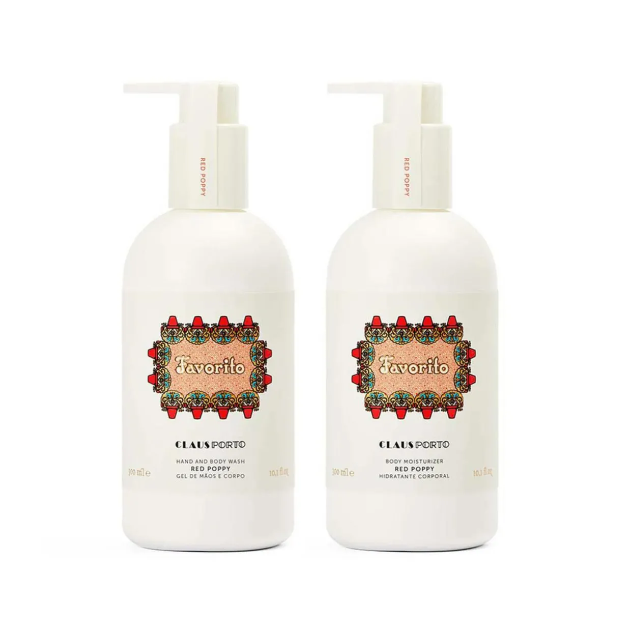 Favorito Red Poppy Duo Set Body Care