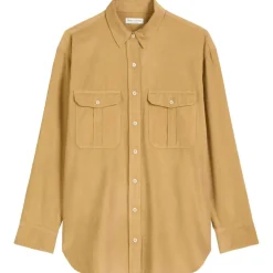 Feincord-bluse relaxed