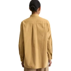 Feincord-bluse relaxed