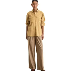 Feincord-bluse relaxed