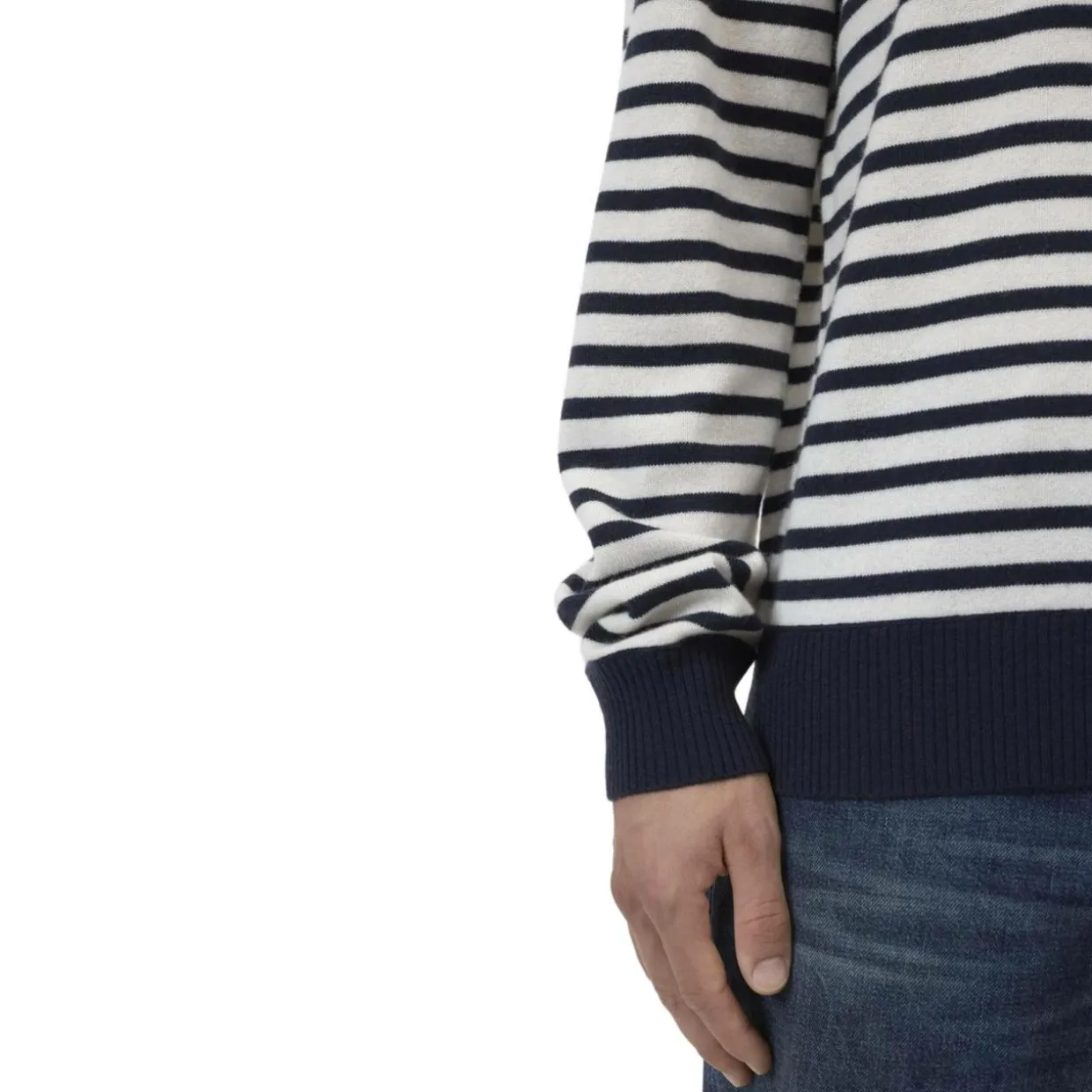 Gestreifter Pullover