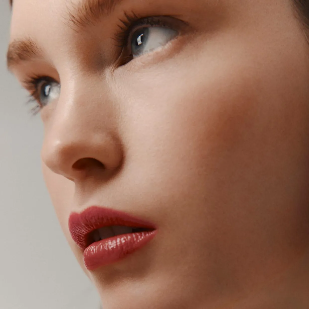 Glänzender Lippenstift Silky, Rose Épicé