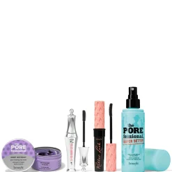 Good Time Gorgeous Make-up Set – Full-Size Mascara, Setting Spray & Brow Setter Gel plus Mini Tonerde-Maske