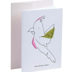Grußkarte CharakTiere Paradiesvogel