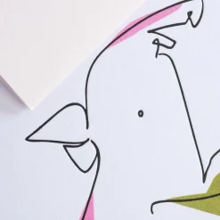 Grußkarte CharakTiere Paradiesvogel