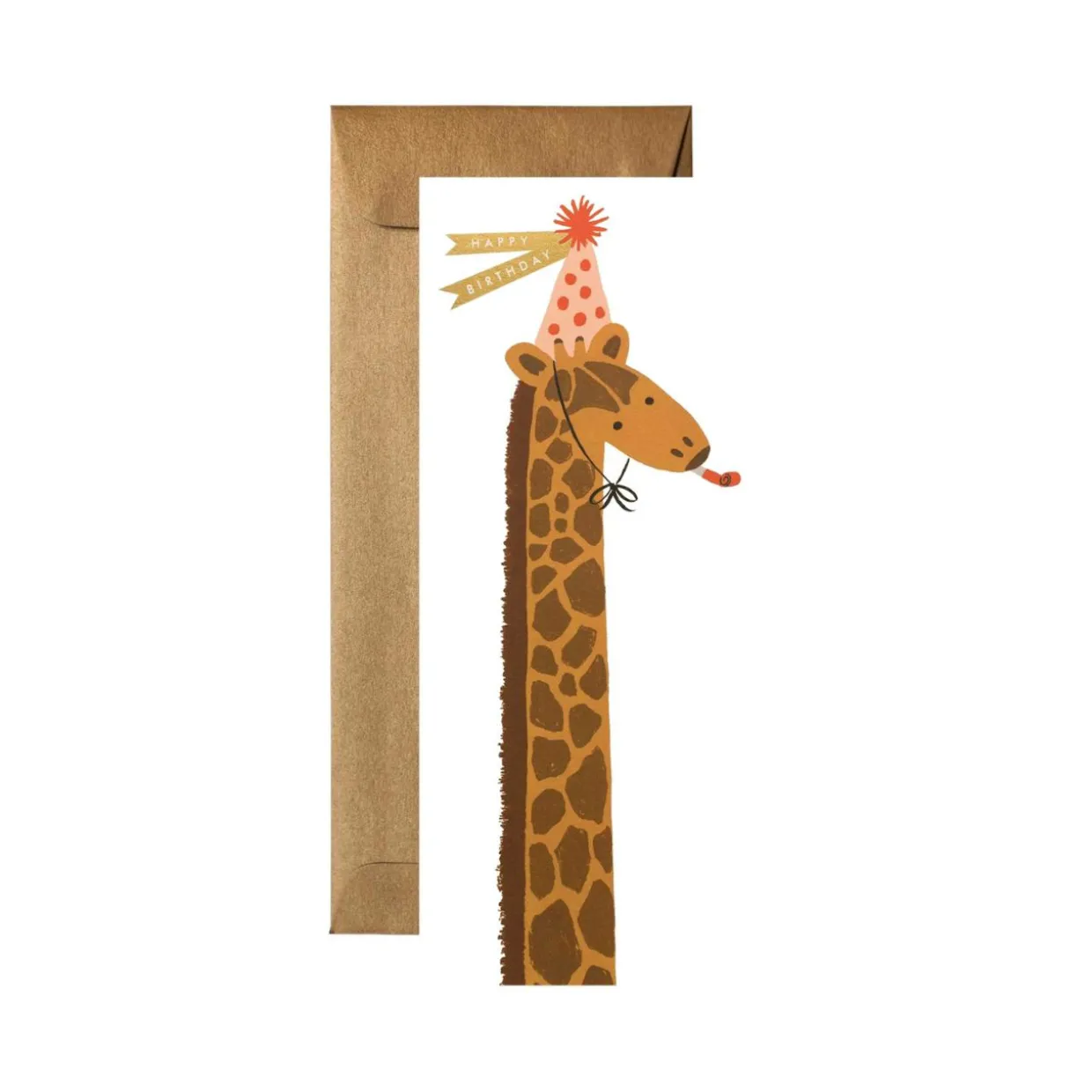 Grußkarte Giraffe Birthday