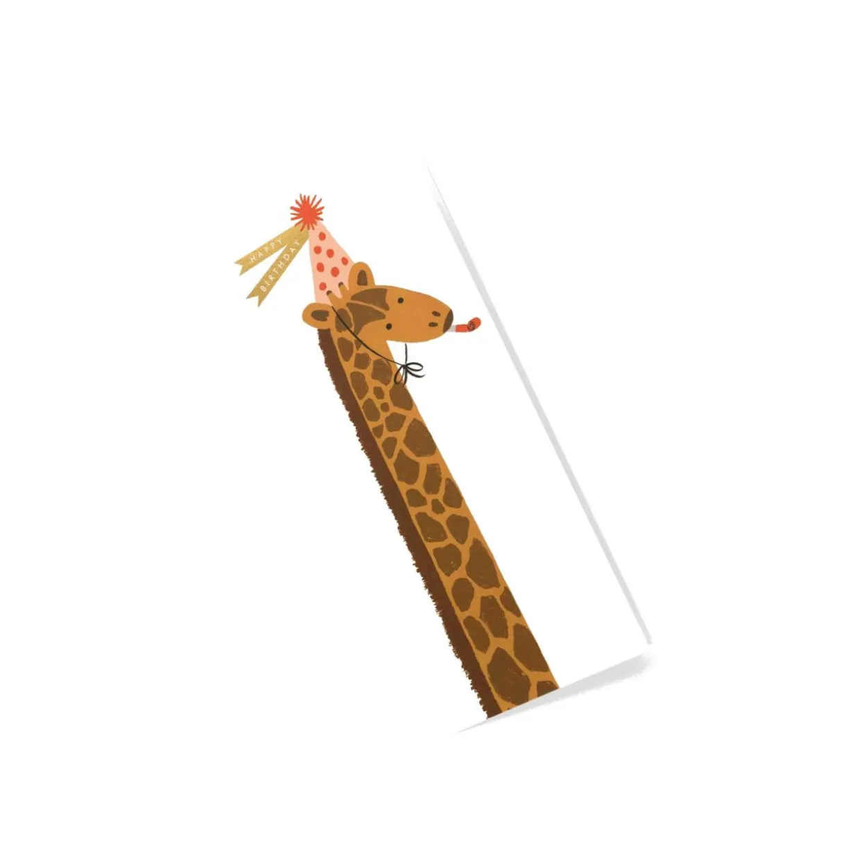Grußkarte Giraffe Birthday