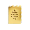 Grußkarte Golden Boy