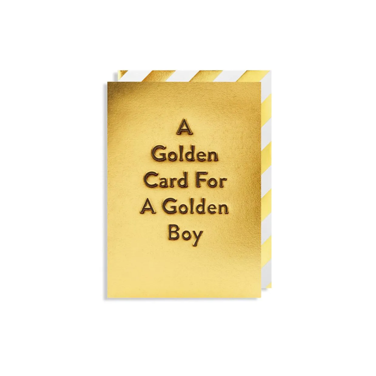 Grußkarte Golden Boy