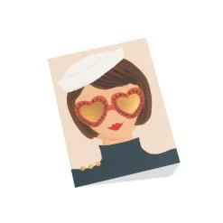 Grußkarte Heart Eyes