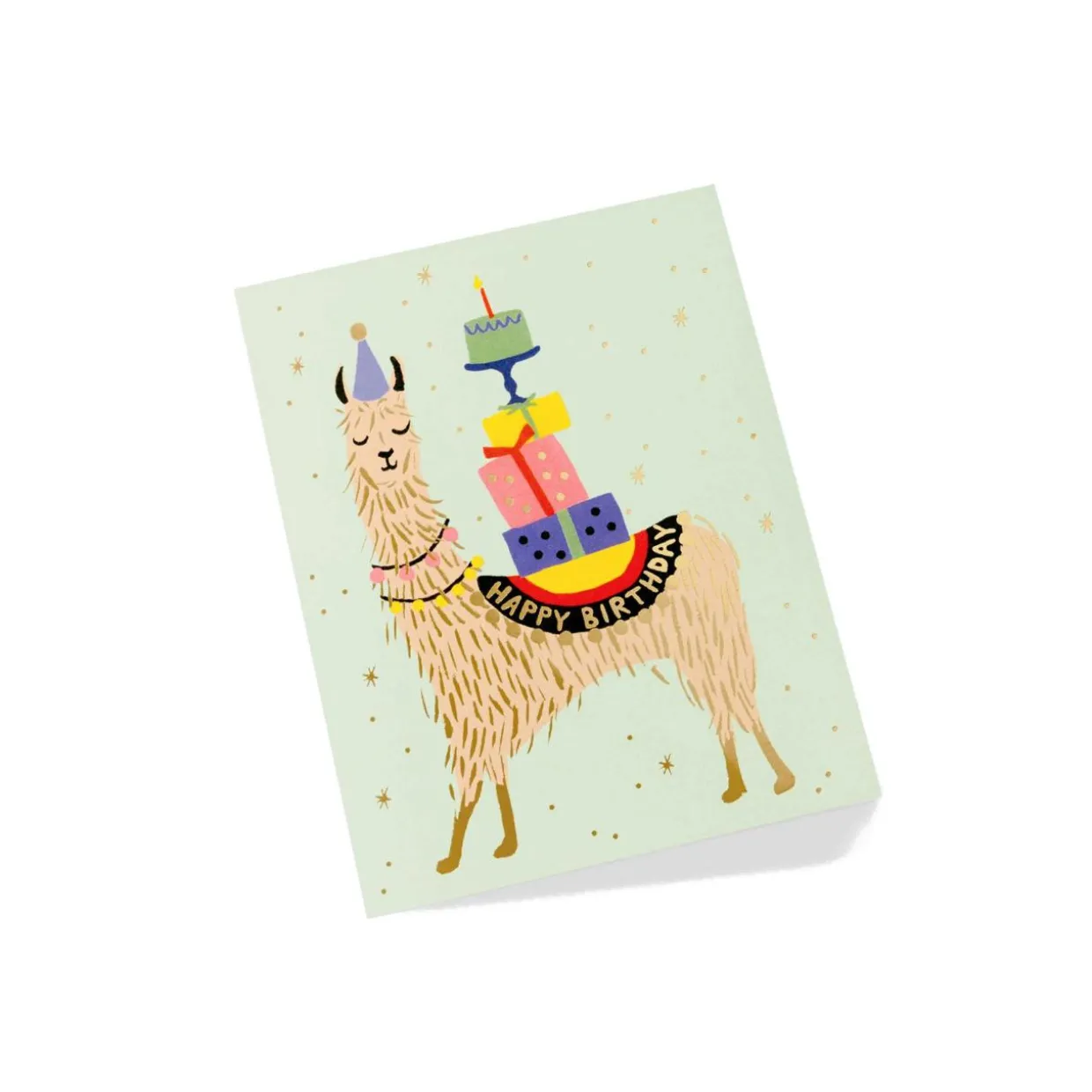 Grußkarte Llama Birthday