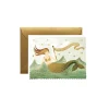 Grußkarte Vintage Mermaid Birthday