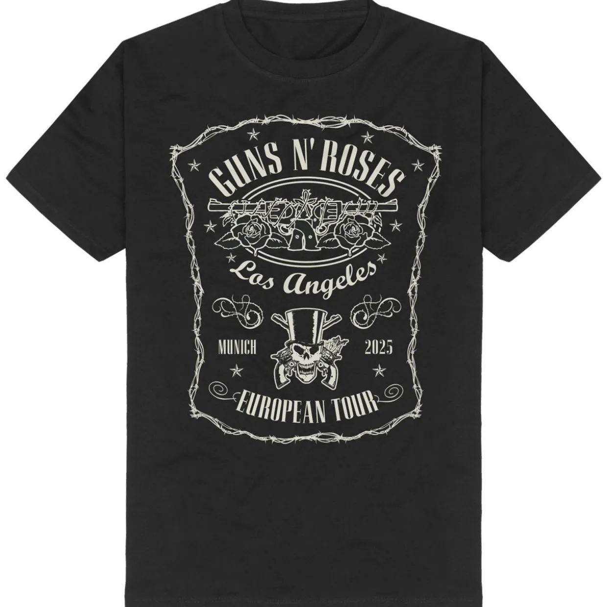 Guns N' Roses T-Shirt Barbed Label Größe XXL
