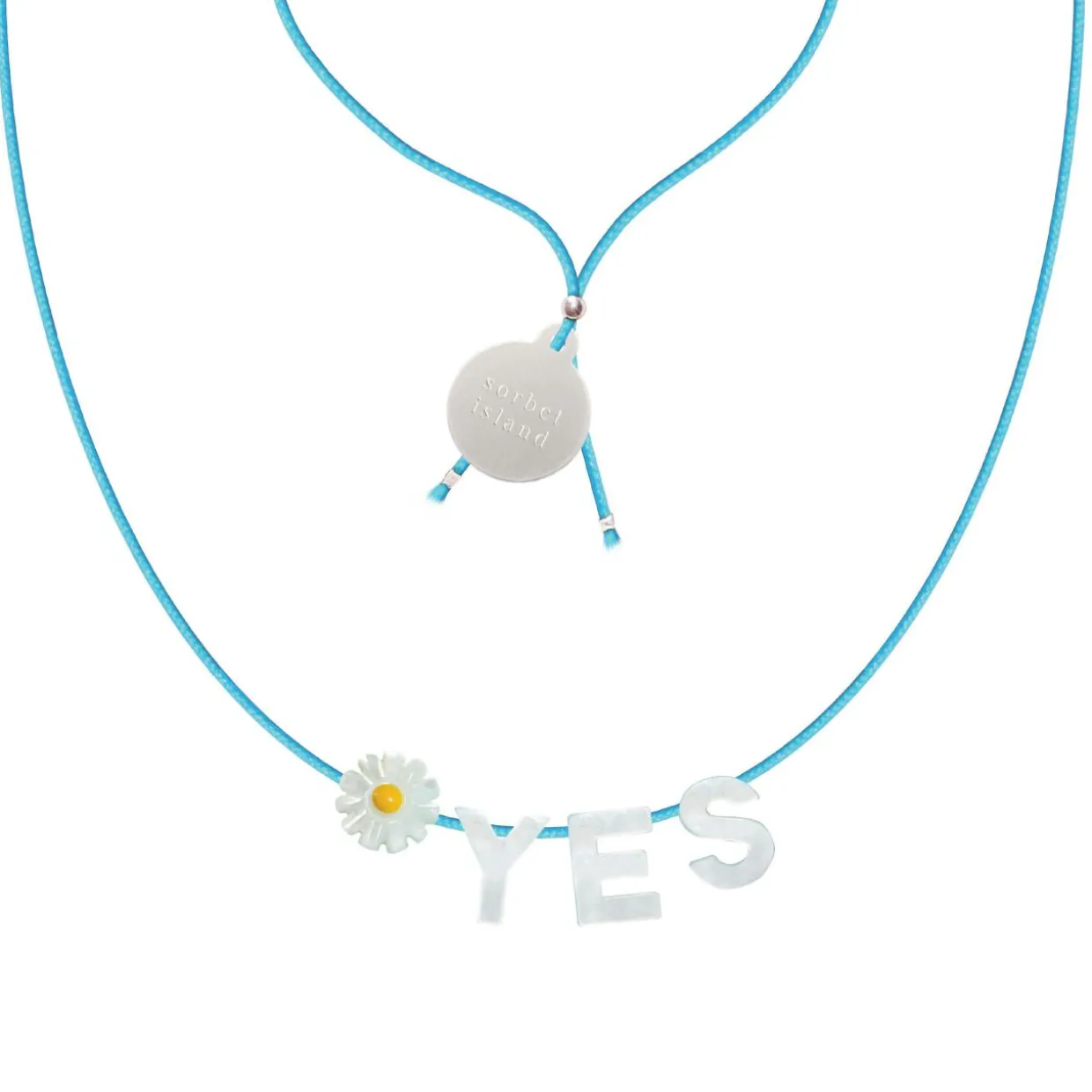 Halskette Mother of Pearl Letter