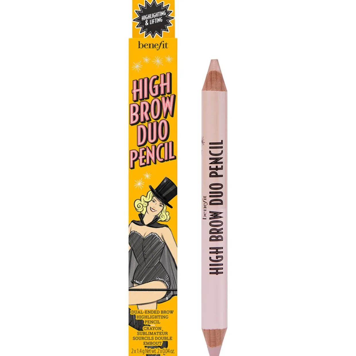 High Brow Duo Pencil Doppelseitiger Highlighter-Stift für Brauen