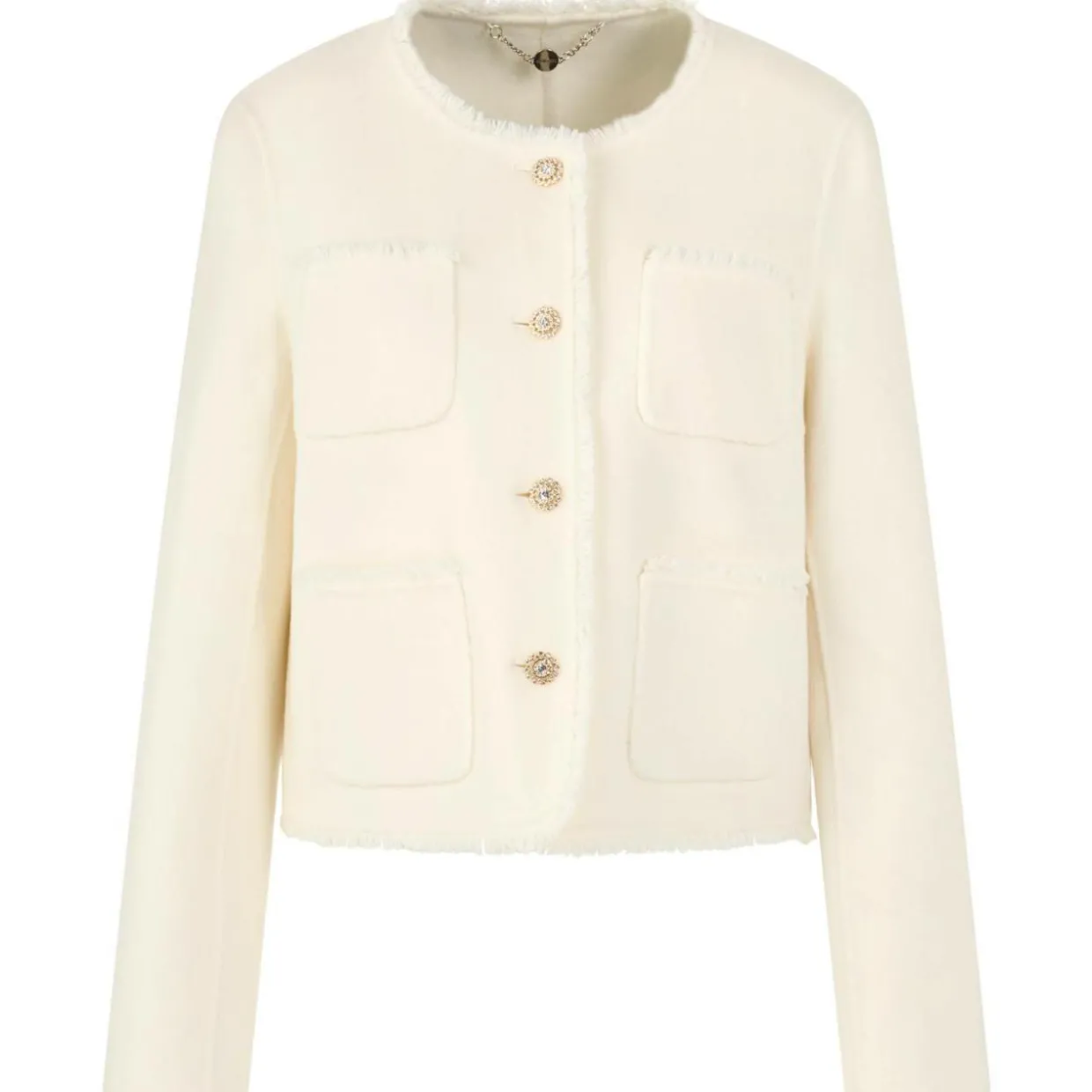 Jacke mit aufgesetzten taschen