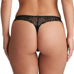 JANE schwarz String