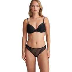 JANE schwarz String