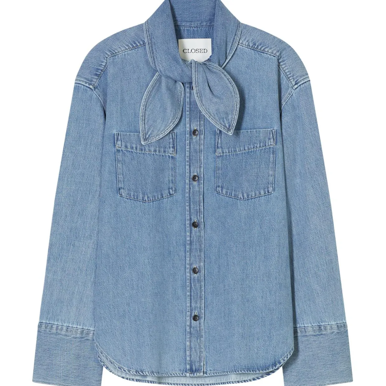 Jeansbluse