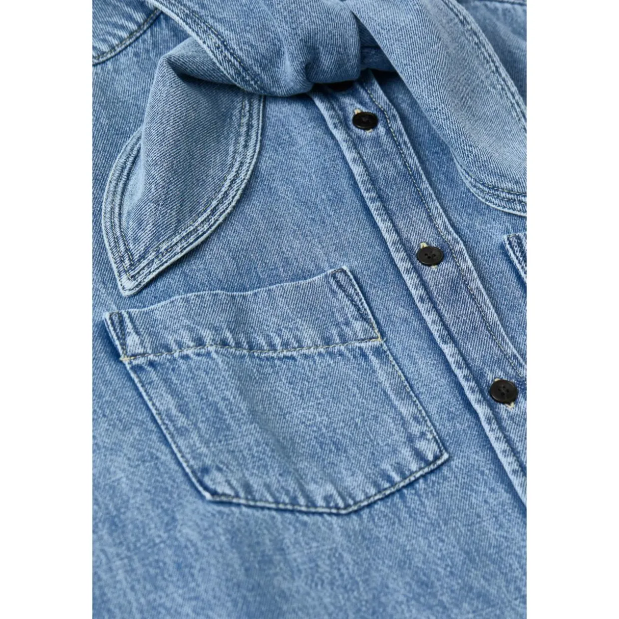 Jeansbluse