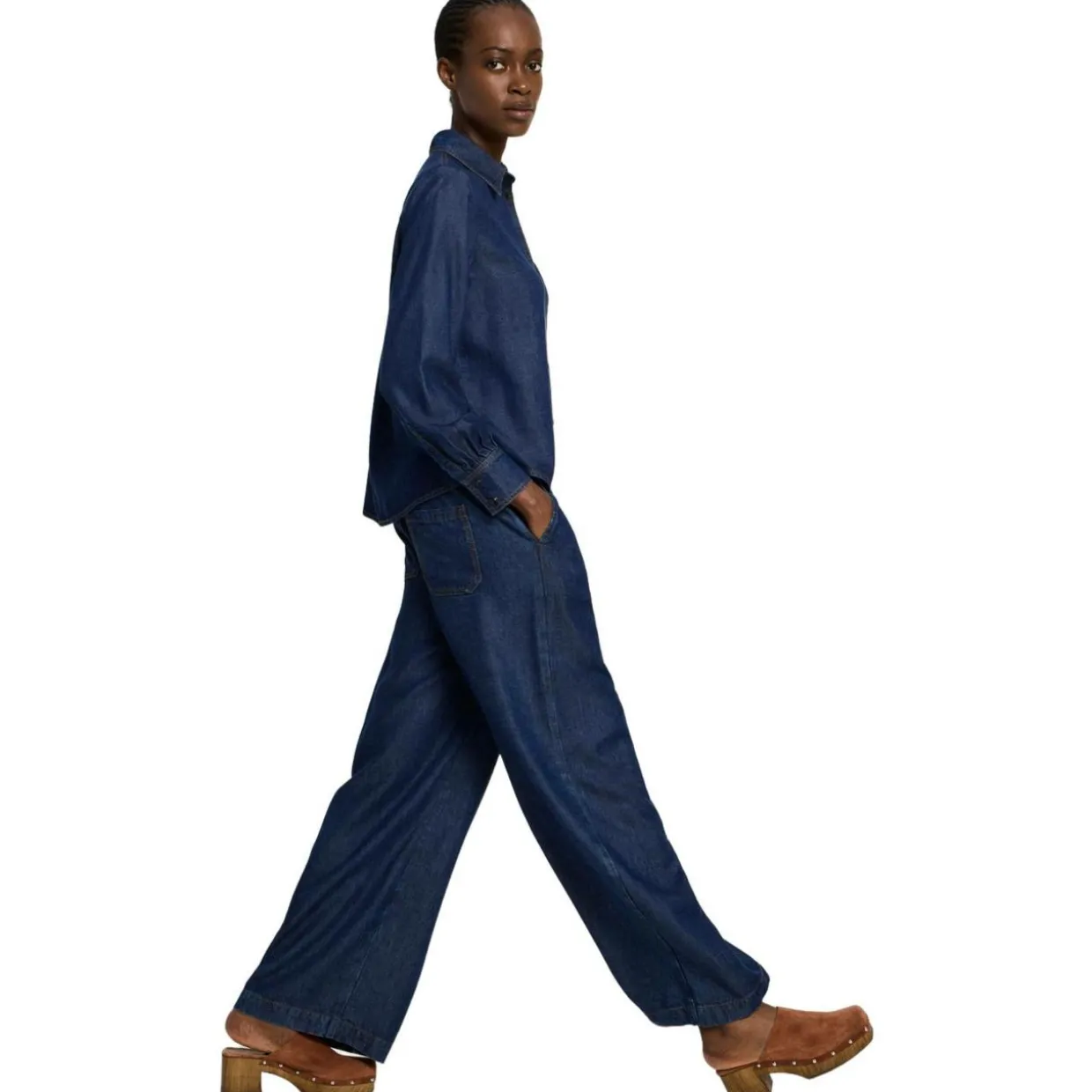 Jeansbluse