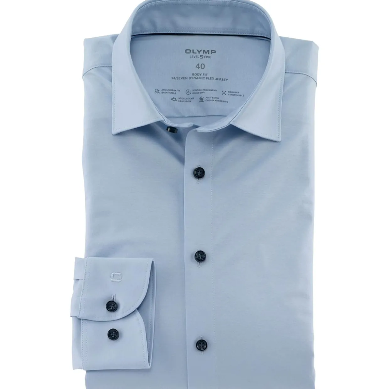 Jerseyhemd Level Five Slim Fit