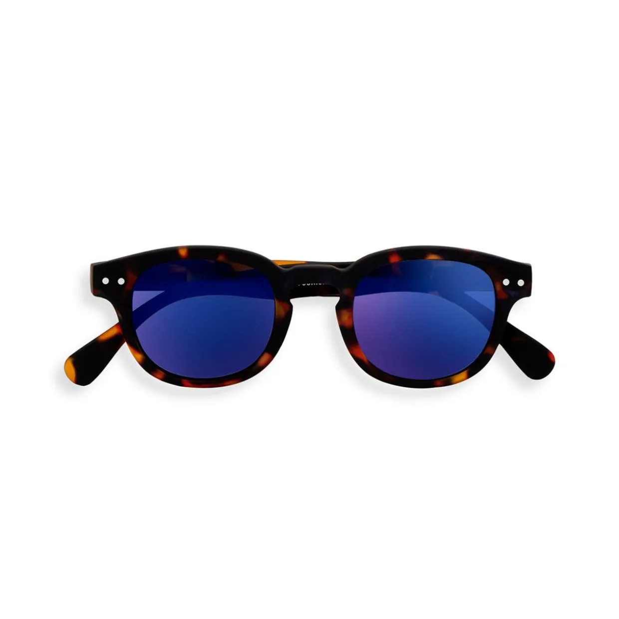 Junior SUN #C Tortoise Blue Mirror Lenses +0.00