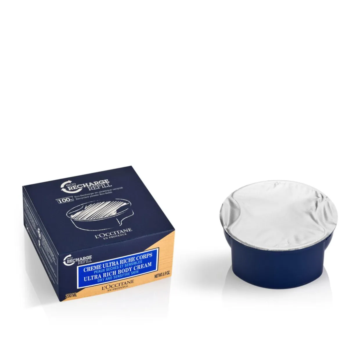 Karité Reichhaltige Körpercreme Nachfüllpackung