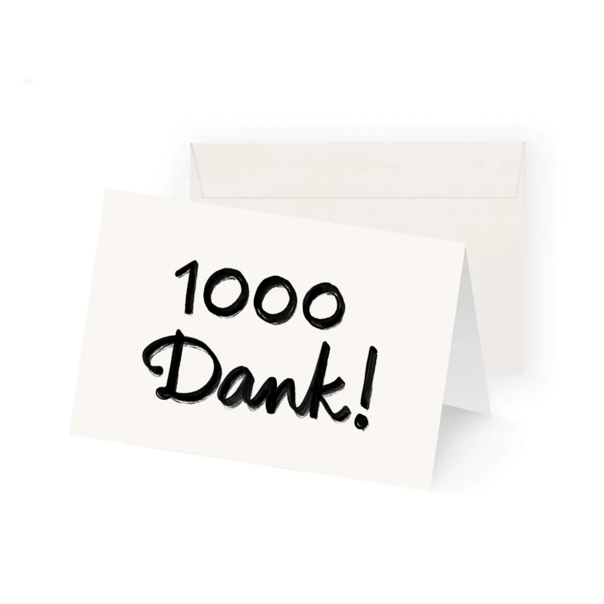 Karte 1000 Dank!
